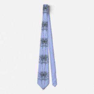 Necktie with Lines Design in Blue