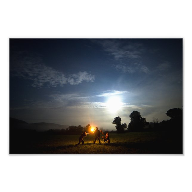 necro moon photo print (Front)