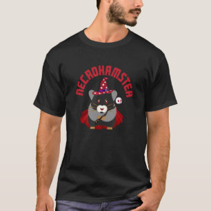 Necrohamster Necromancer Hamster Pet Wizard Rode T-Shirt