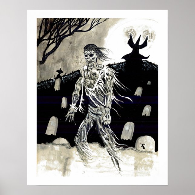 “Necromancer” – poster by Tracy Lesch (Front)