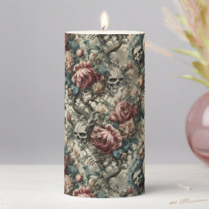 Necromancy of the Gnashed – Altar in Tapestry Pillar Candle