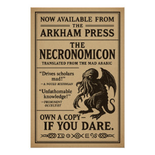  Necronomicon – Now Available from Arkham Press Poster