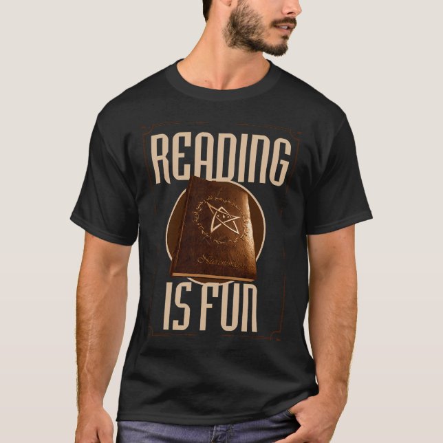 Necronomicon Reading is Fun T-Shirt (Front)