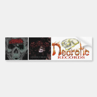 necrotic x3 syickers bumper sticker