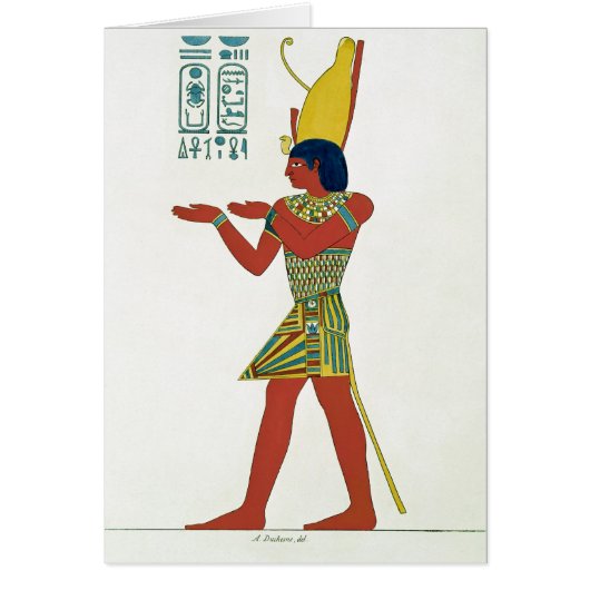 Nectanebo I wearing the double crown Cards (Front)