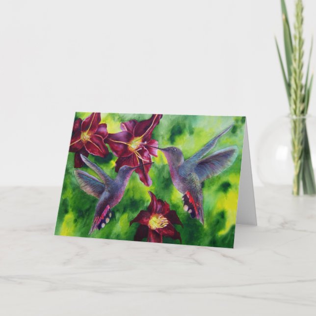 Nectar Collectors Greeting Card (Front)