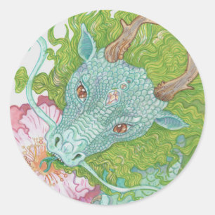 Nectar Dragon Classic Round Sticker