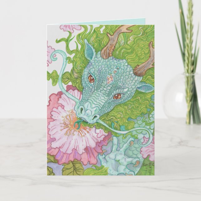 Nectar Dragon Holiday Card (Front)