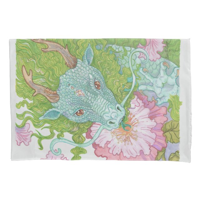 Nectar Dragon Pillow Case (Front)