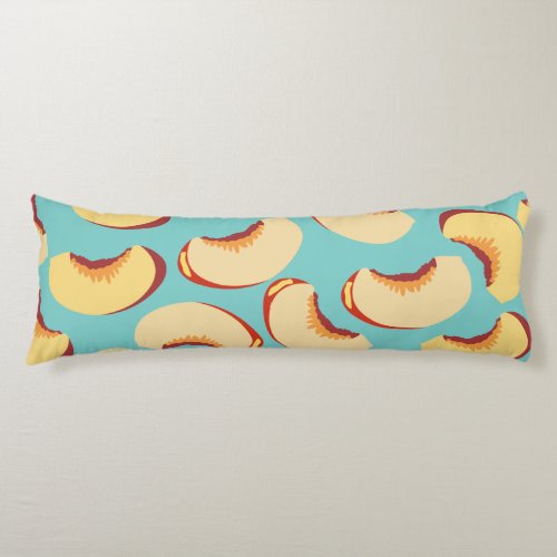 Nectarine Fruit Pattern Body Pillow