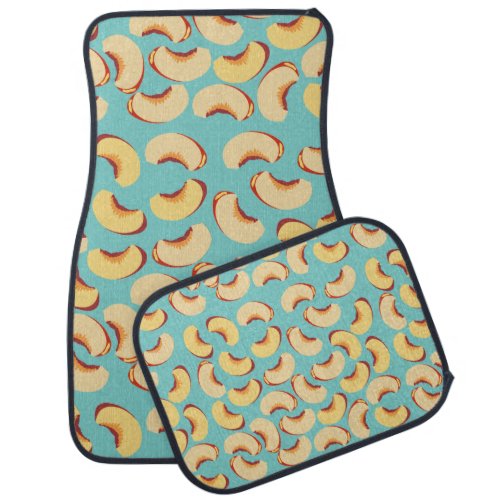 Nectarine Fruit Pattern Car Floor Mat