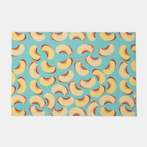 Nectarine Fruit Pattern Doormat