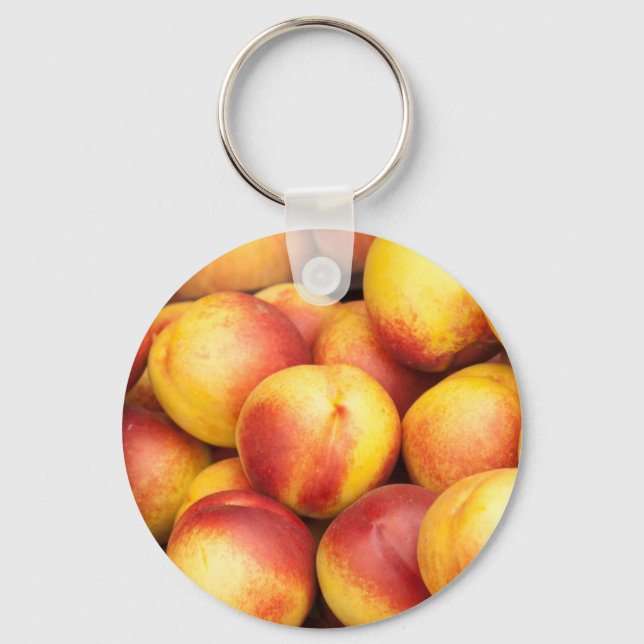 Nectarines background keychain (Front)