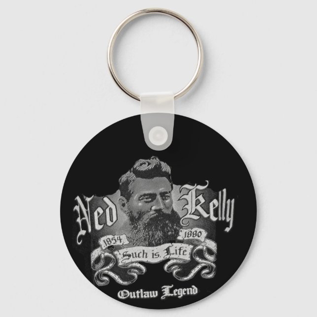 Ned Kelly - An Australian Legend Keychain (Front)
