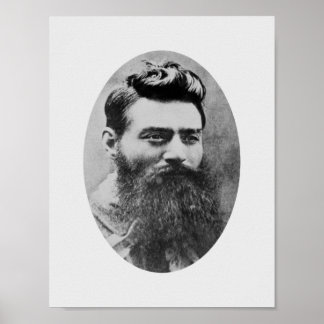 Ned Kelly Mugshot - 1880 Poster