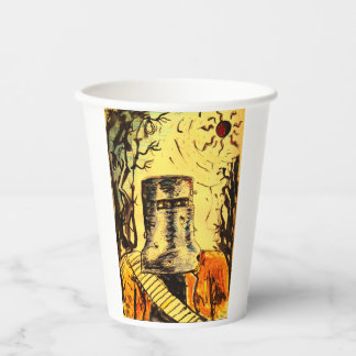 ned Kelly Solar Eclipse Paper Cups