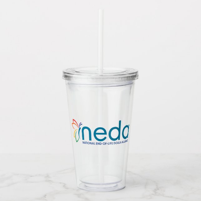 NEDA Logo Acrylic Tumbler (Front)