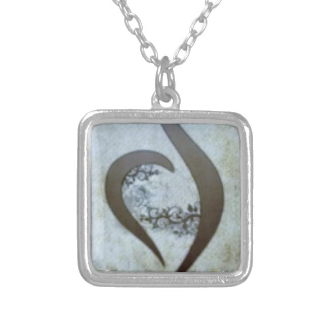 NEDA RECOVERY SYMBOL NECKLACE CUSTOM (Front)