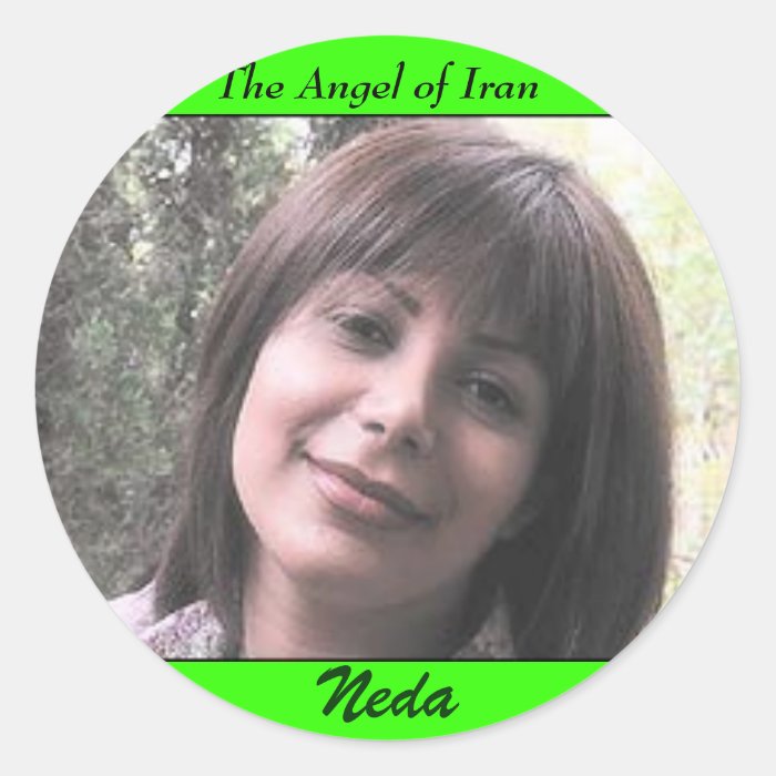 NEDA SOLTANI, The Angel of Iran, Neda Stickers