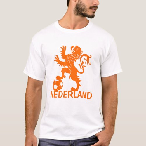 Nederland Lion T_Shirt _ Dutch Soccer Shirt