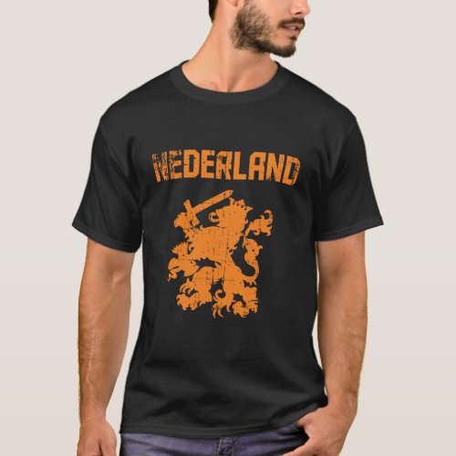 Nederland Soccer Jersey Style Vintage Holland Neth T_Shirt
