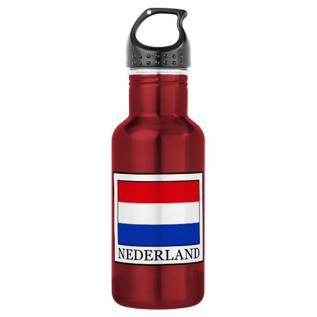 Nederland Stainless Steel Water Bottle (Front)