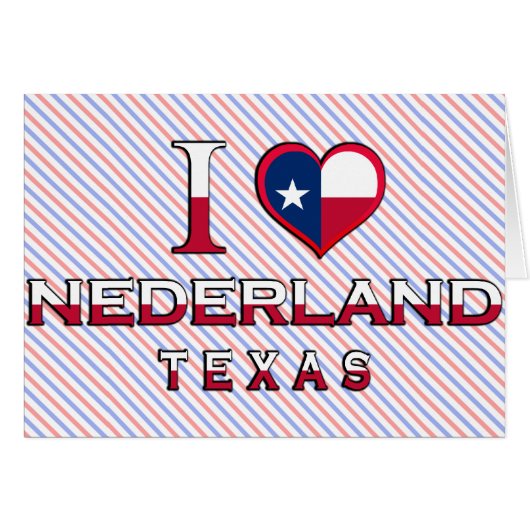 Nederland, Texas Cards (Front Horizontal)