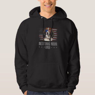 Nederlandse Kooikerhondje Best Dog Mom Ever Retro  Hoodie