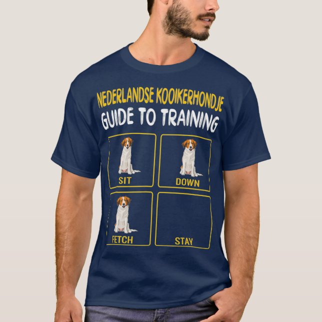 Nederlandse Kooikerhondje Guide To Training Dog T-Shirt (Front)