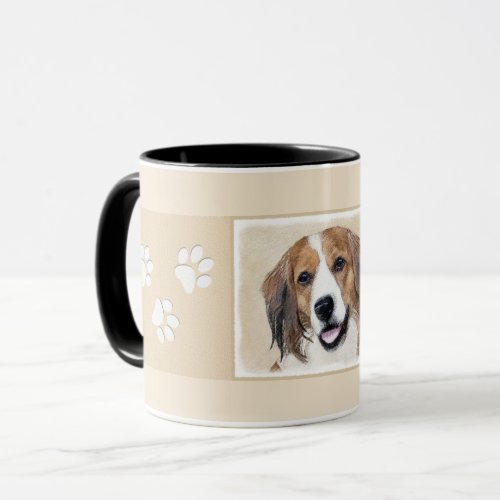 Nederlandse Kooikerhondje Painting _ Dog Art Mug