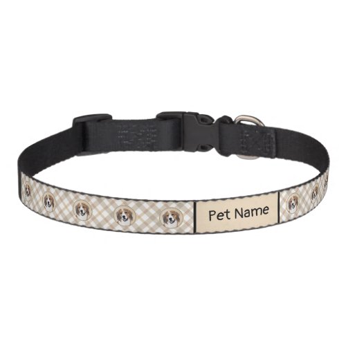 Nederlandse Kooikerhondje Painting _ Dog Art Pet Collar