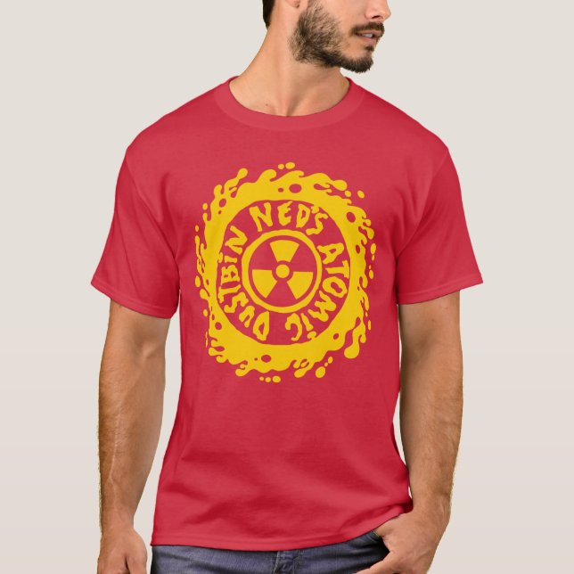 Neds Atomic Dust Bin funny T-Shirt (Front)