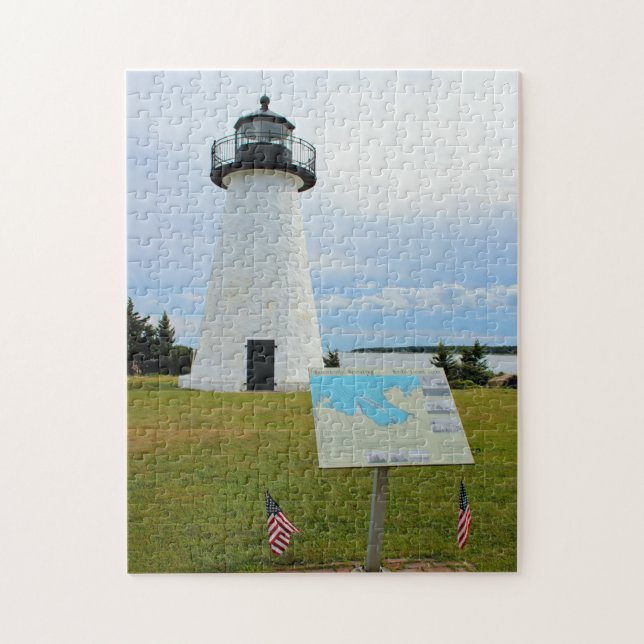 Ned's Point Lighthouse, Massachusetts Puzzle (Vertical)