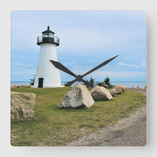 Ned's Point Lighthouse, Massachusetts Wall Clock