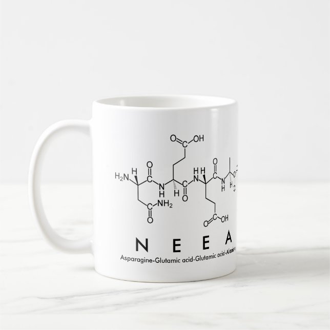 Neea peptide name mug (Left)