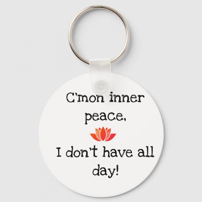 Need a gift for all your yoga class? keychain (Front)