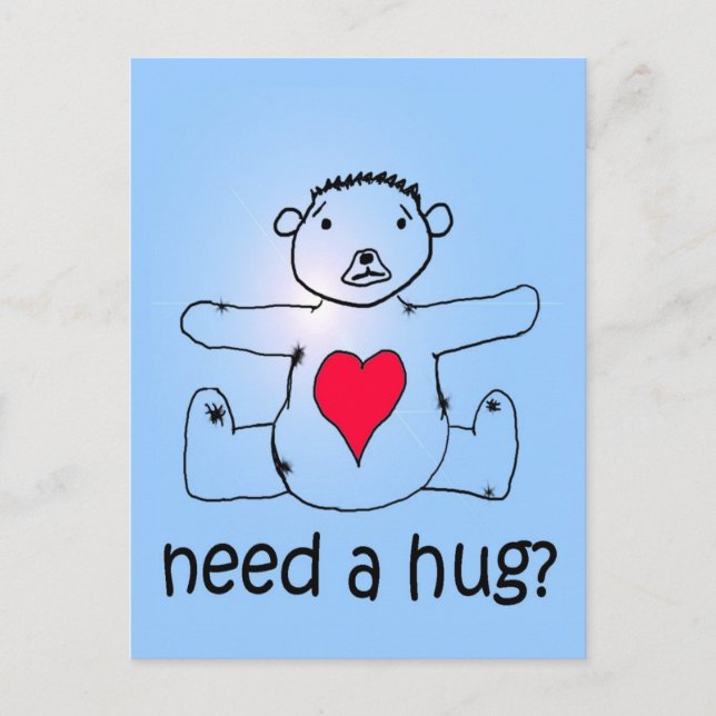 Need a hug? postcard (Front)
