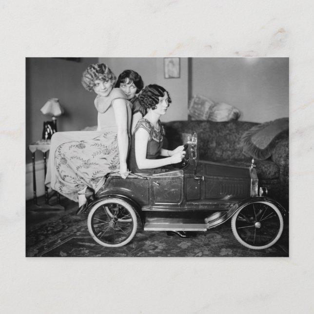 Need a Lift? 1920s Postcard (Front)