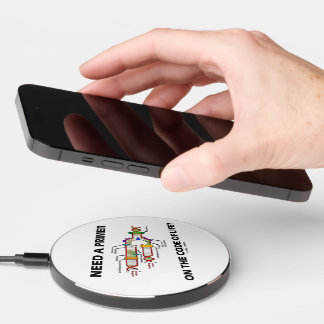 Need A Primer On The Code Of Life? DNA Humor Wireless Charger