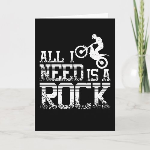 Need A Rock Moto Trial Bike Card