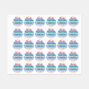 Need Cake Cool Stikers Labels