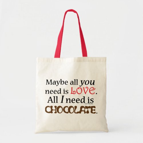 Need Chocolate Tote Bag
