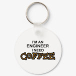 Need Coffee - Engineer Keychain