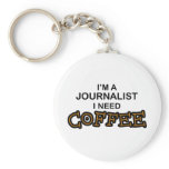 Need Coffee - Journalist Keychain