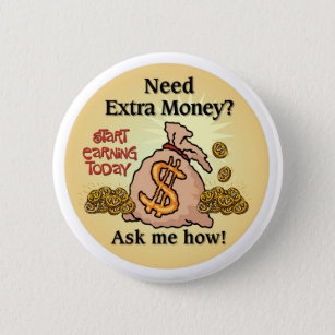 Ask Me Buttons & Pins - No Minimum Quantity