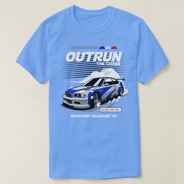 Need For Speed Most Wanted BMW M3 GTR T-Shirt (Design Front)