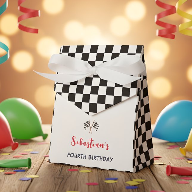 Need four speed fourth kids birthday favor boxes (Creator Uploaded)