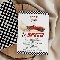 Need four speed Red Race Car 4th Birthday