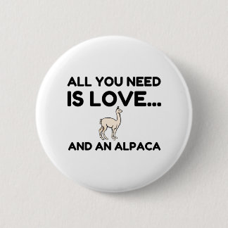 NEED LOVE AND AN ALPACA BUTTON