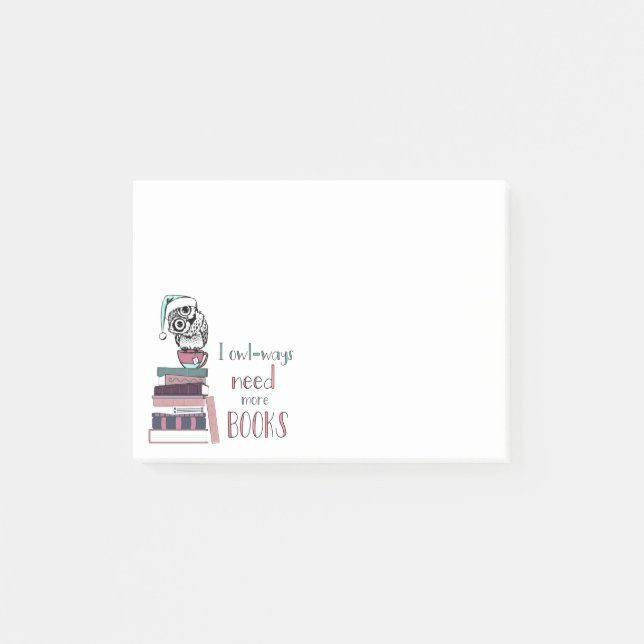 Need more books post it notes (Front)